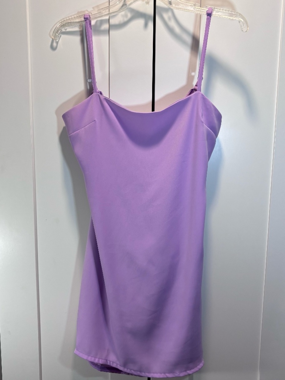 superdown Revolve Emma Tie Back Dress Lavender Purple Mini Sleeveless Straps L